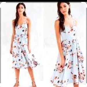 Coopertive : Floral Blue Midi Dress. 21